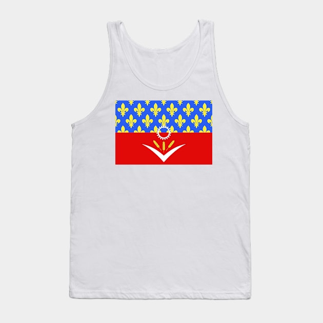 Flag of Seine-Saint-Denis (France) Tank Top by Ziggy's